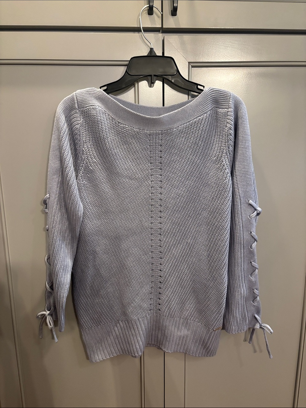 Ivanka Trump lite blue knit sweater S
